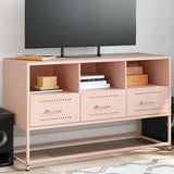 TV Cabinet Pink 100.5x39x60.5 cm Steel 846543