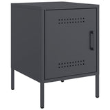 Bedside Cabinets 2 pcs Anthracite 36x39x50.5 cm Steel 842915