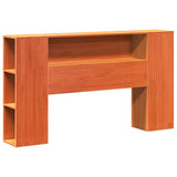 Bed Frame without Mattress Wax Brown 135x190 cm Double Solid Wood Pine 3323661