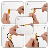 Tent Guy Ropes with Spanners Reflective 8 pcs 4 m 4 mm 4008135
