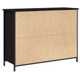 Sideboard Black Oak 100 x 35 x 75 cm 869093