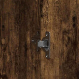 Wardrobe with Shelf Smoked Oak 55 x 25 x 189 cm Engineered Wood 3334012