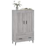 Highboard Grey Sonoma 69.5x31x115 cm Engineered Wood 830346