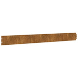 Lawn Edgings 50 pcs 10x103 cm Flexible Corten steel 821891