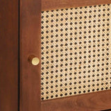 High board Brown 40 x 33.5 x 110 cm Solid Mango Wood 4018909