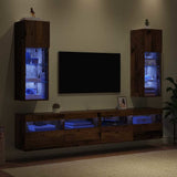 Wall-mounted TV Cabinets 2 pcs Old Wood 30.5 x 30 x 90 cm 882949