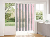 Insect Curtain Chenille Silver Grey and Pink 100 x 200 cm 42034441