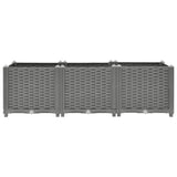 Raised Bed 120x40x38 cm Polypropylene 153295