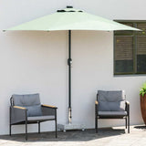 Umbrella Base Light Grey 45x25x8.3 cm Granite 313666