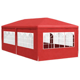 Party Tent 600 x 300 x 255 cm Red PE and Steel 42032349