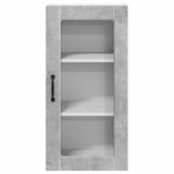 Wall Glass Cabinet LUCCA Concrete Grey 40 x 31 x 80 cm 884991