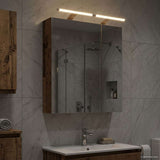 Bathroom Mirror Cabinet Old Wood 60 x 14.5 x 70 cm 889069