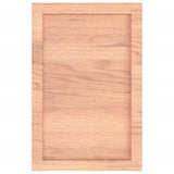 Wall Shelf Light Brown 40x60x cm Treated Solid Wood Oak 363636
