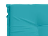 Sunlounger Cushion GEMERT 100% Polyester Turquoise 947454