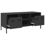 TV Cabinet Black 101.5x39x43.5 cm Cold-rolled Steel 851298