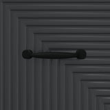 Drawer Cabinet Black 33 x 34.5 x 89.5 cm Engineered Wood 894846