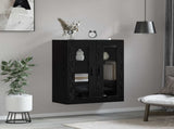 Wall Mounted Cabinet Black 69.5 x 34 x 90 cm Engineered Wood 879604