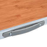 Foldable Camping Table Aluminium 120x60 cm 48172