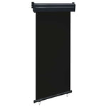 Balcony Side Awning 105x250 cm Black 48412