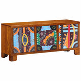 Shoe Bench Honey Brown 100 x 35 x 45 cm Acacia Solid Wood 4016526