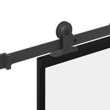 Sliding Door with Hardware Set 76x205 cm ESG Glass&Aluminium 3332806