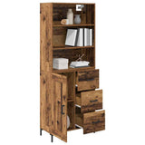 Highboard Old Wood 69.5 x 34 x 180 cm Engineered Wood 3415620
