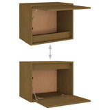 TV Cabinets 3 pcs Honey Brown Solid Wood Pine 3100127