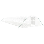 Greenhouse with Steel Frame White 88 m² 22x4x2 m 3188081