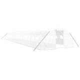 Greenhouse with Steel Frame White 88 m² 22x4x2 m 3188081