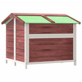 Dog Kennel Mocha 96x87x80.5 cm Solid Wood Pine 172266