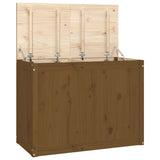 Laundry Box Honey Brown 88.5x44x66 cm Solid Wood Pine 823572