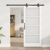 Sliding Door Manual ORKDAL White 86 x 198.5 cm Wood and metal 3332172