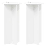 Plant Stand 2 pcs White 40 x 80 cm Engineered Wood 899699