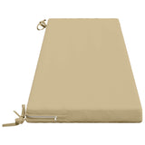 2-Piece Bench Cushions SOEST 2 pcs 100% Polyester Beige 949049