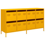 Sideboard Mustard Yellow 135x39x73.5 cm Cold-rolled Steel 3307170