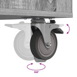Golf Cabinet with Wheel Plain Grey Sonoma 90 x 45 x 98 cm 899468