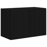 TV Wall Cabinet Black 59.5 x 31 x 40 cm Engineered Wood 892331