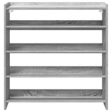 Shoe Rack Grey Sonoma 80x25x81 cm Engineered Wood 859910