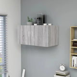 Wall Mounted Cabinet Grey Sonoma 80x39x40 cm Engineered Wood 815514