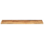 ZNTS Table Top 110x30x3.8 cm Rectangular Solid Wood Rough Mango 371374