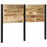 Headboard 140 cm Solid Wood Mango and Iron 4017549