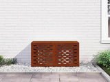 Air Conditioner Cover Rusty 90 x 40 x 60 cm Weathering Steel 865896