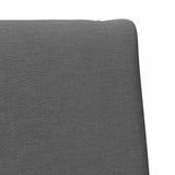 Upholstered Headboard Dark Grey 90 cm Solid Pine Wood 879305