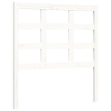 Bed Frame without Mattress White Small Single Solid Wood Pine 3192062