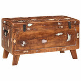 Storage Box with Storage 70 x 35 x 40 cm Solid reclaimed wood 4104572
