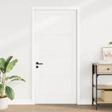Interior Door White 93 x 211 cm Plywood 42052401