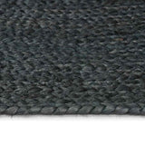 Area Rugs Dark Grey 240 x 240 cm Jute 42010568