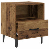 Bedside Cabinet with Drawer 2 pcs Old wood 40 x 35 x 47.5 cm 880598