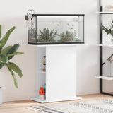 Aquarium Stand White 75x36x72.5 cm Engineered Wood 833647