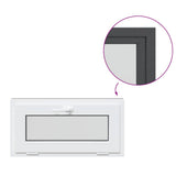 Basement Window RISOR 80x40 cm Tilt 2 Glazing Anthracite 4108421